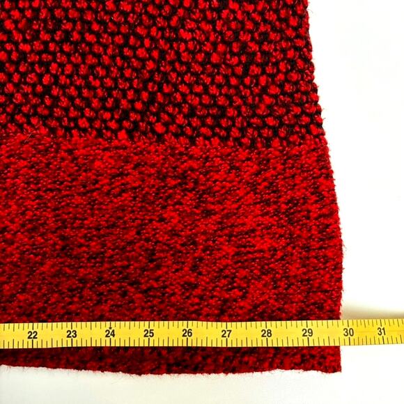 J. Jill Red and Black Marled Cowl Neck Sweater - Plus Size 3X - Holiday - Picture 6 of 8